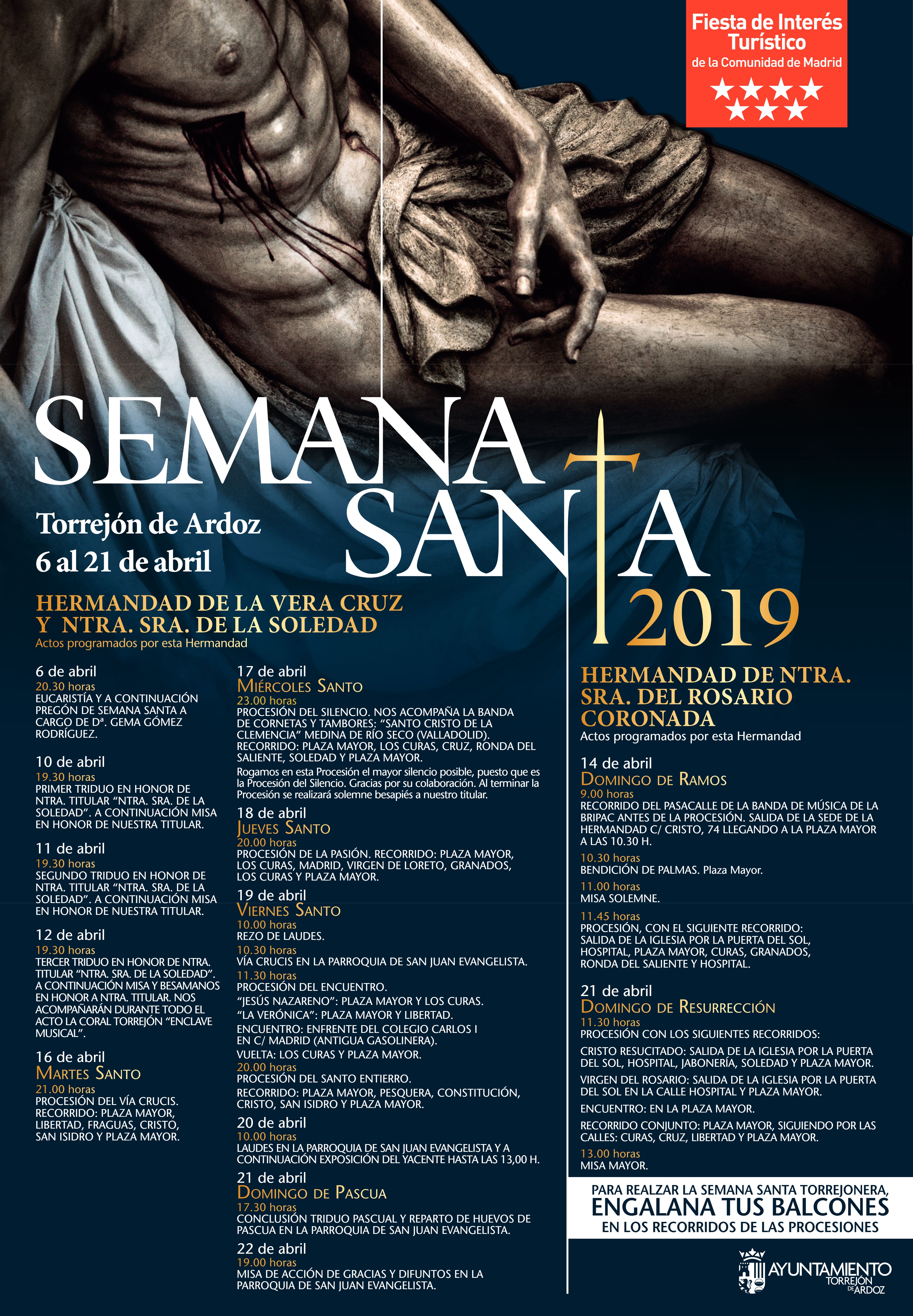 Semana Santa en Torrejón de Ardoz 2019 Torrejón de Ardoz